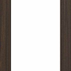 Flush Walnut D05 Glazed FD30 44mm Pre-Finished Firedoor - DE